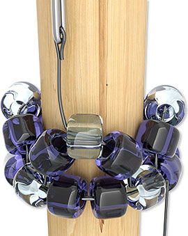 Illustration of beading stitch
